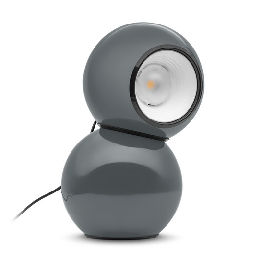 Candeeiro de mesa LED Gravitino, cinzento, altura 24,9 cm - Stilnovo