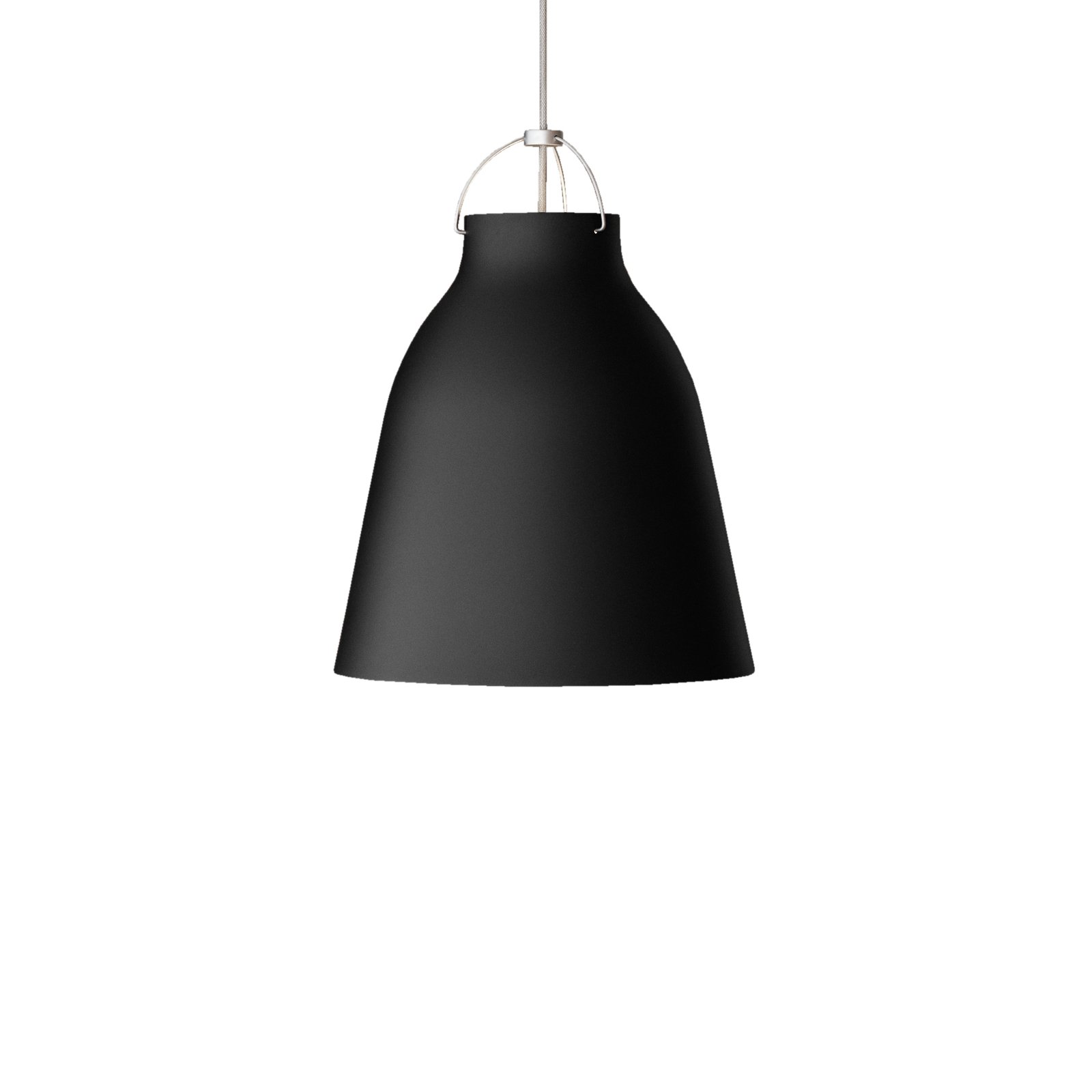 Caravaggio™ P3 Pendelleuchte Matt Schwarz - Fritz Hansen