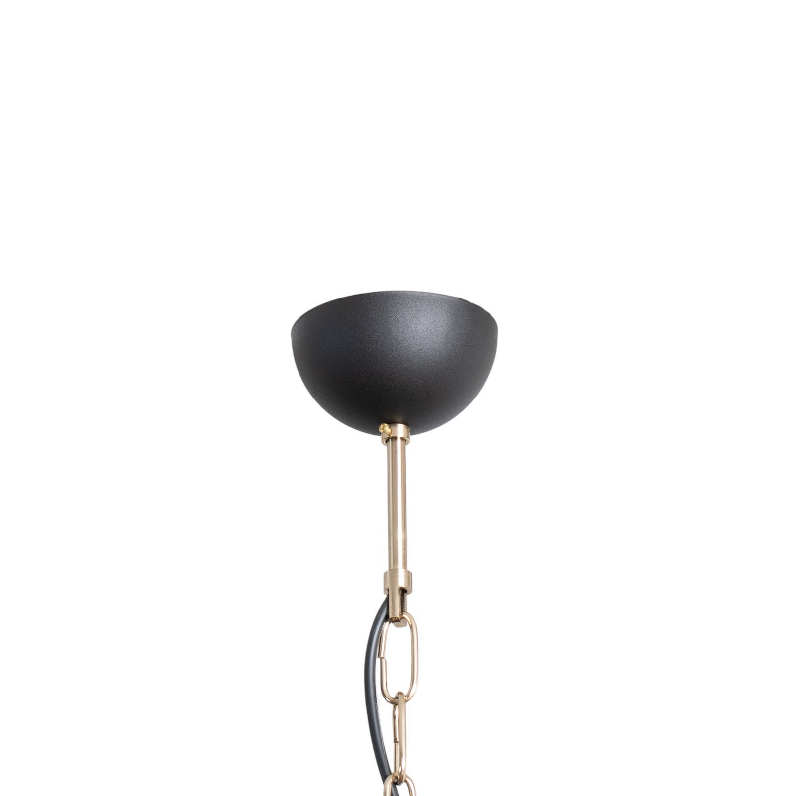 Ferra chandelier, antique brass, 8-bulb