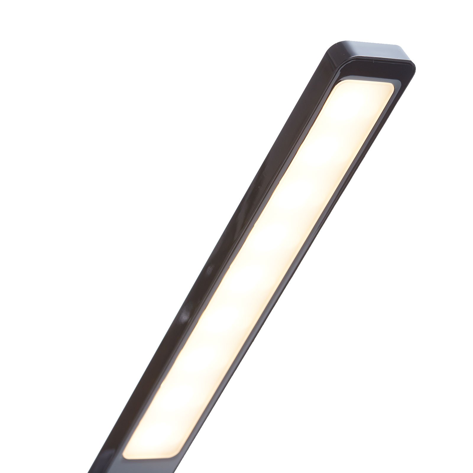Svarte LED-skrivebordslampe Eleni