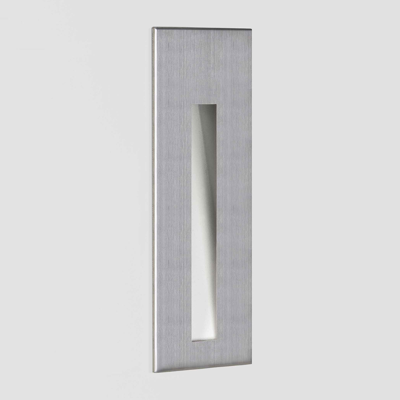 Astro Borgo 55 innfelt vegglampe, b?rstet st?l - dimbar - innfelte vegglampe - moderne downlight - vegglys Baderom - metall