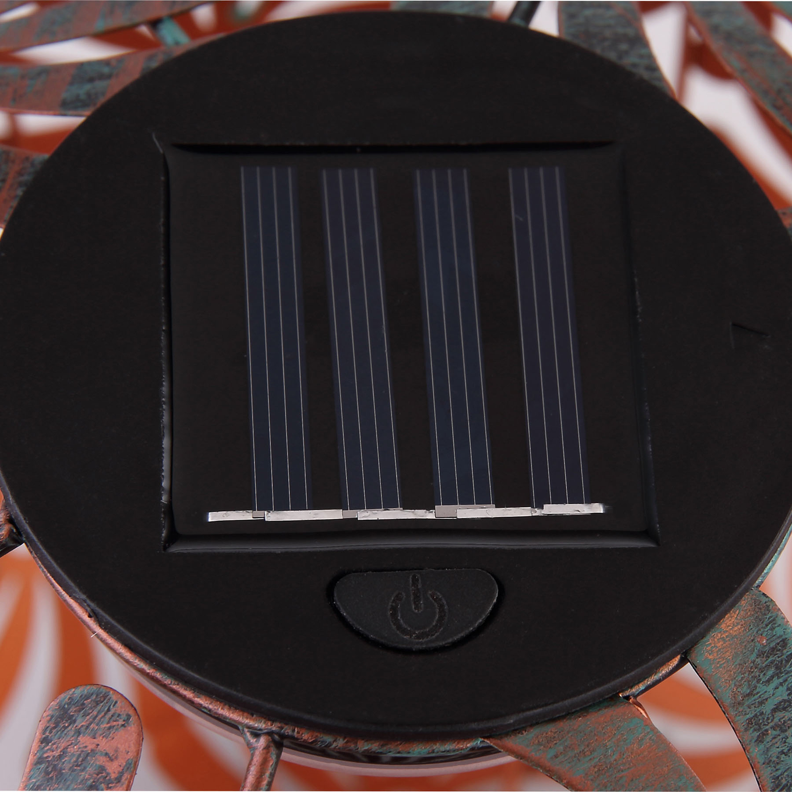 Globo 33632G LED solar light with metal sphere, gold, metal, 0.06 W, H: 54 cm