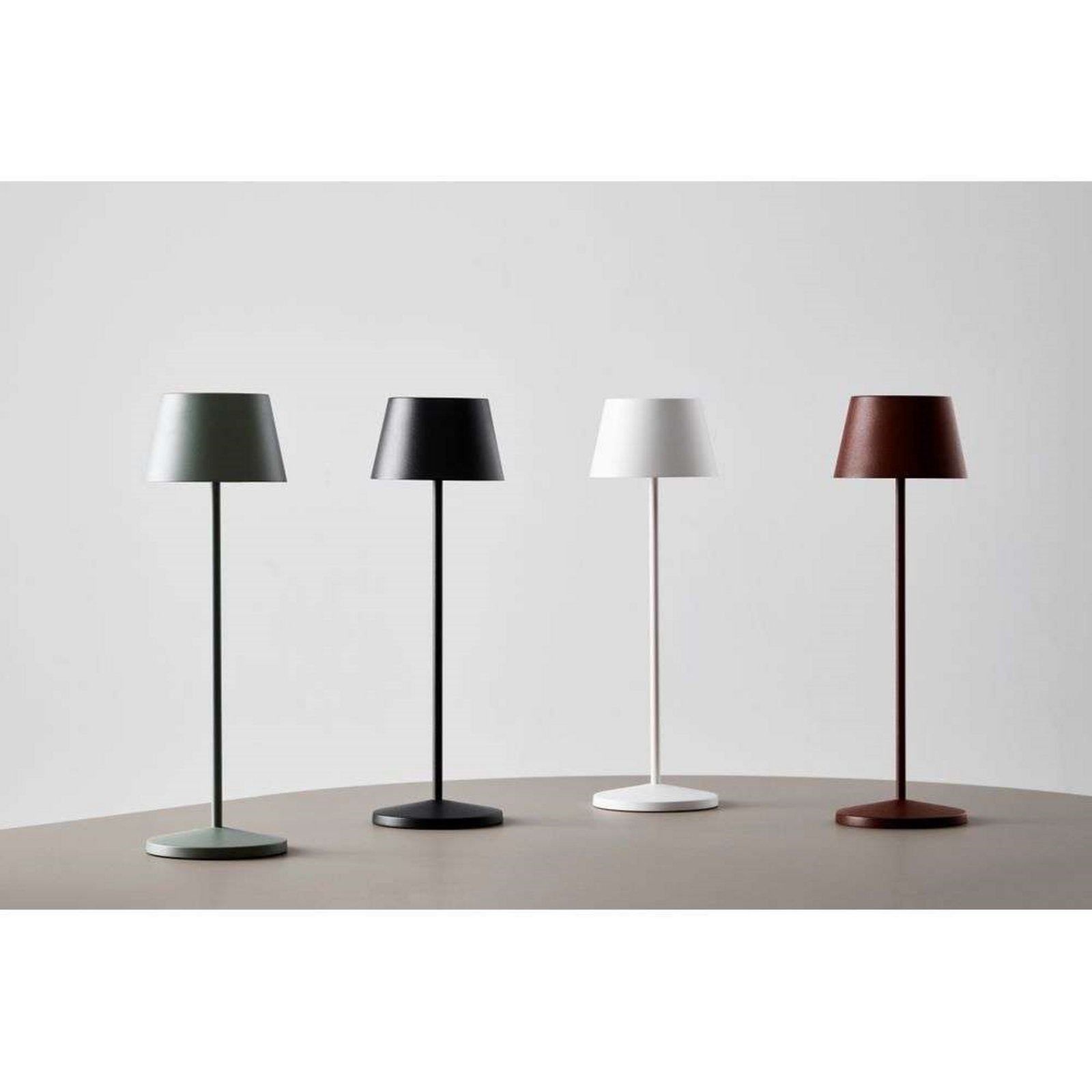 Modi Portable Table Lamp Green Grey - Loom Design