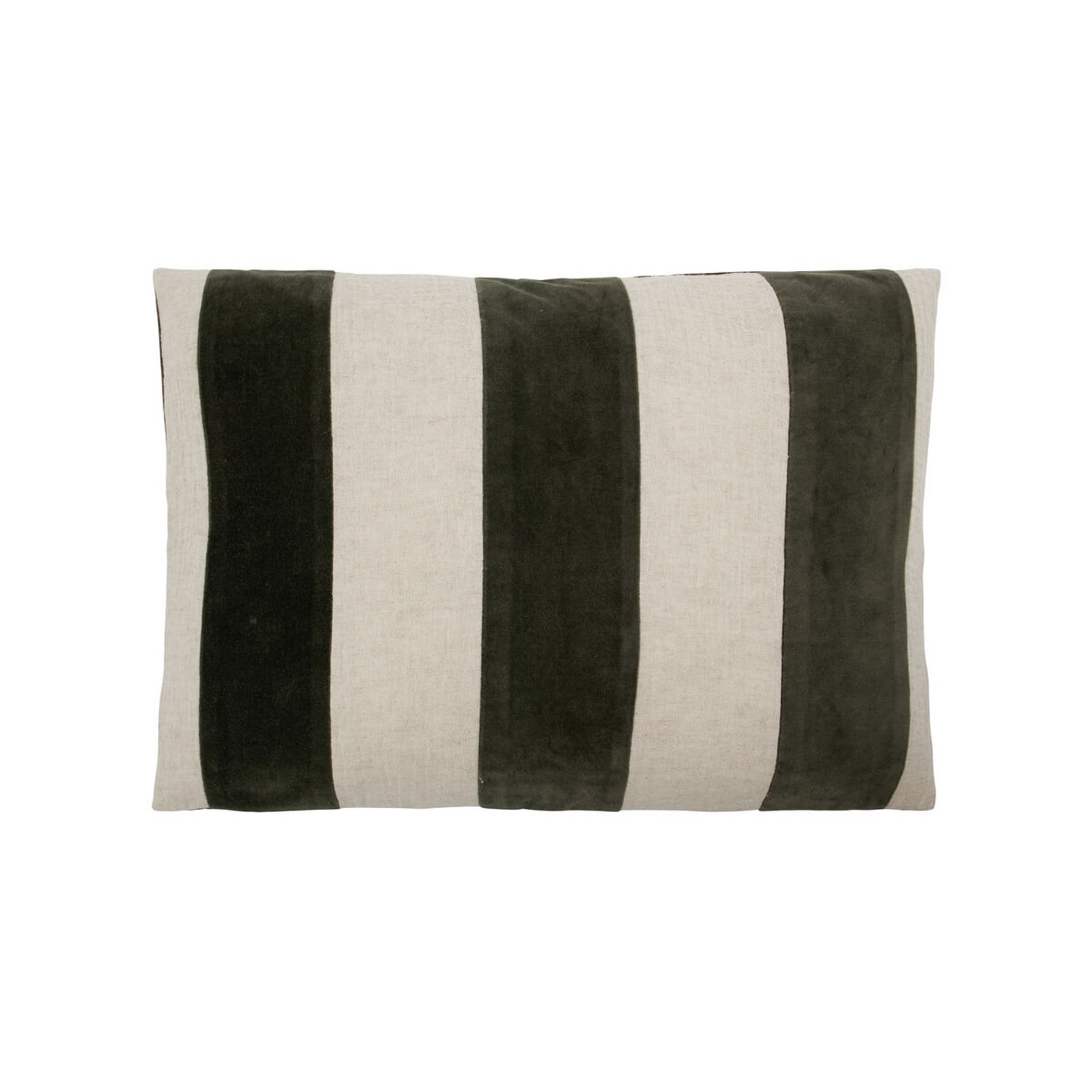 Fodera per cuscino HDSono, crema/verde, 60 x 40 cm - House Doctor