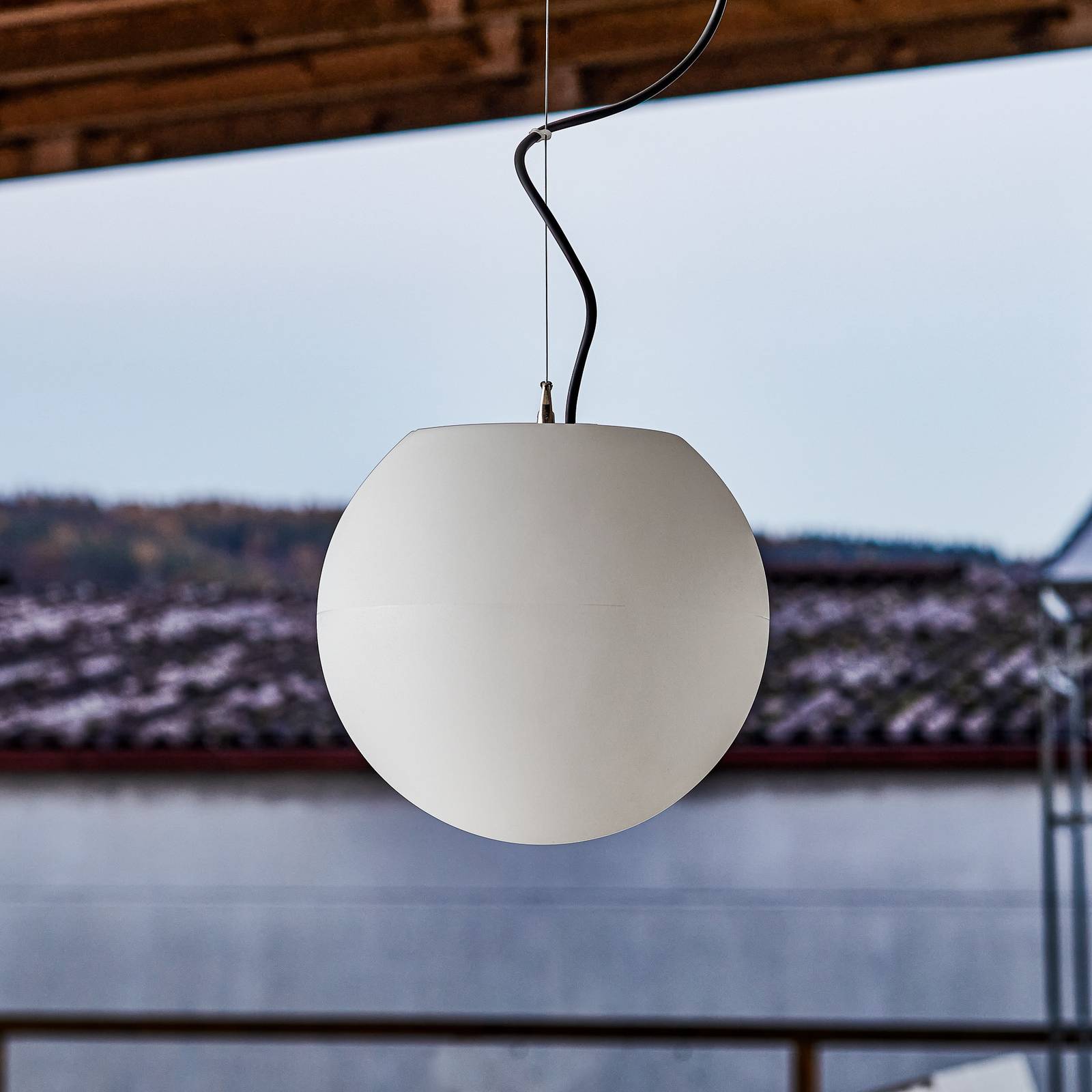 Lampa wisząca Cumulus do użytku zewnętrznego, Ø 30 cm