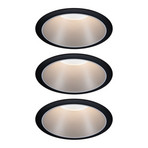 Paulmann Cole LED-Spotlight in Silberoptik 3er-Set