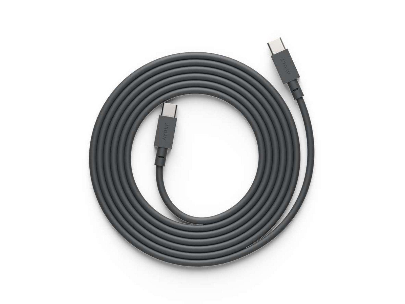 Cable 1 USB-C to USB-C 2m Stockholm Black - Avolt