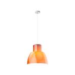 Nemo suspension Lorosae, orange, Ø 40 cm, verre, E27