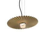 Karman Gonzaga LED hanging light, Ø 42 cm, brass