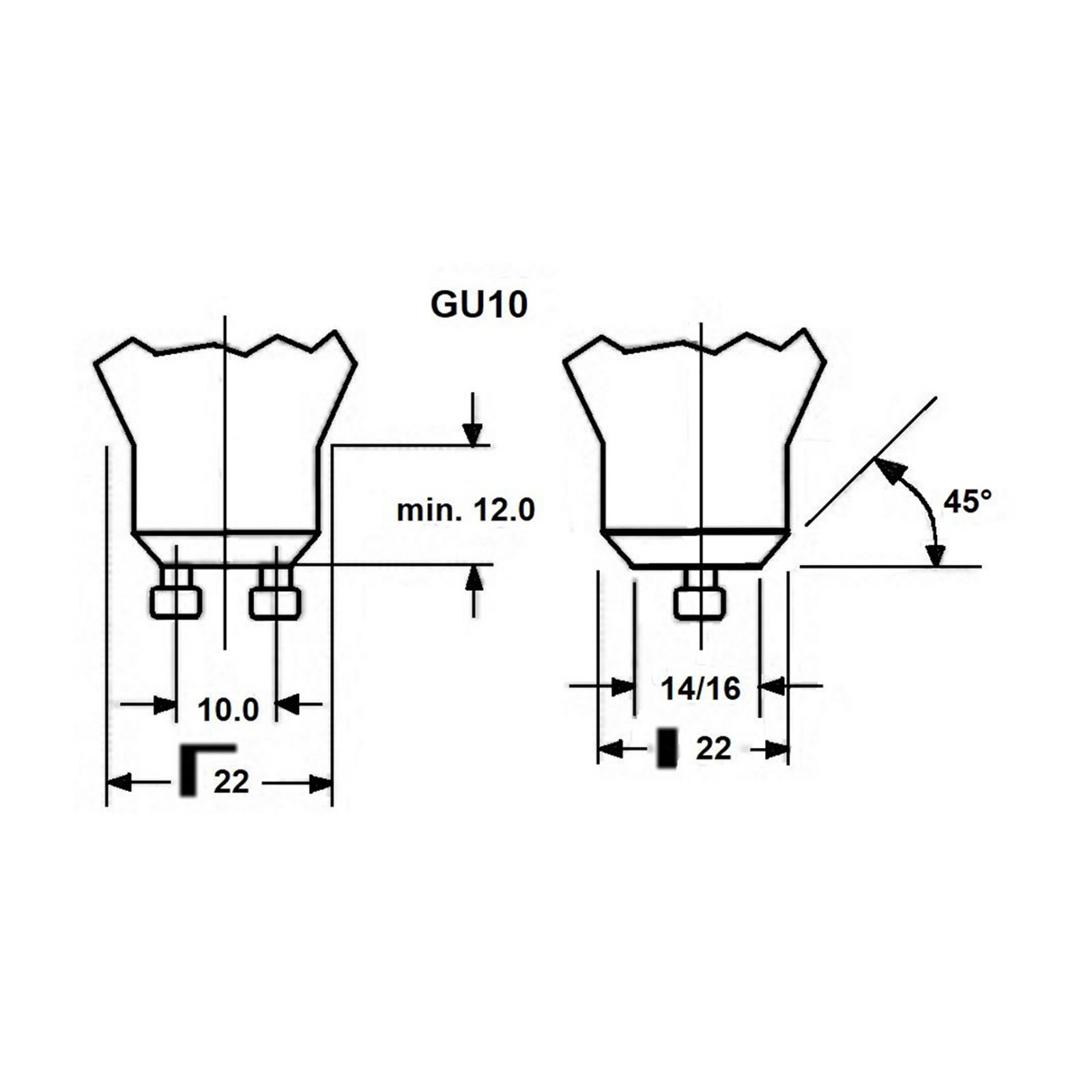 LED-pære SUPERIA RETRO, ES50 GU10 6 W 940 580 lm dimbar