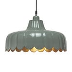 PR Home hanglamp Wells, groen/goud, Ø 43 cm, metaal