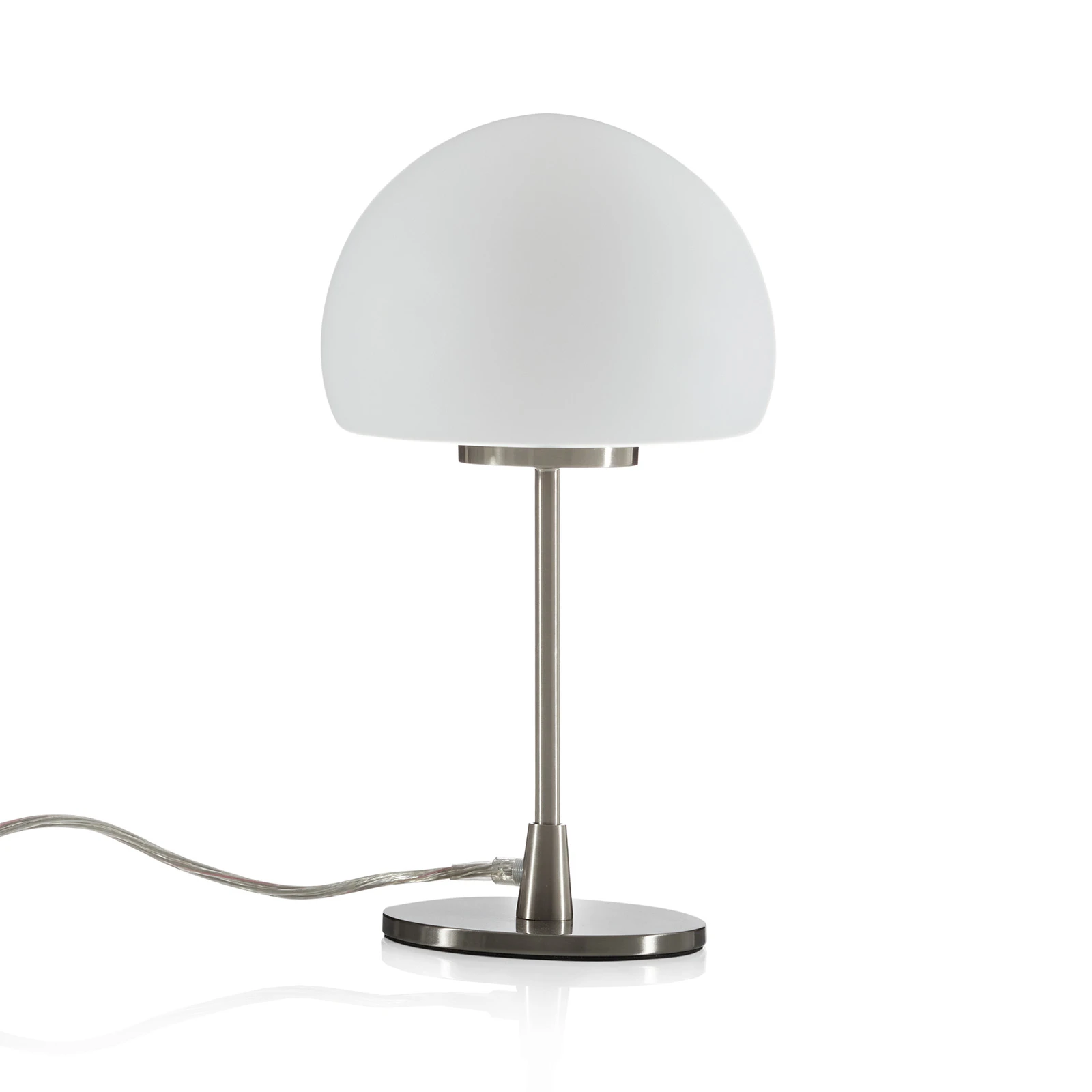 Stolná lampa Gaia Big s dotykovou funkciou, biela