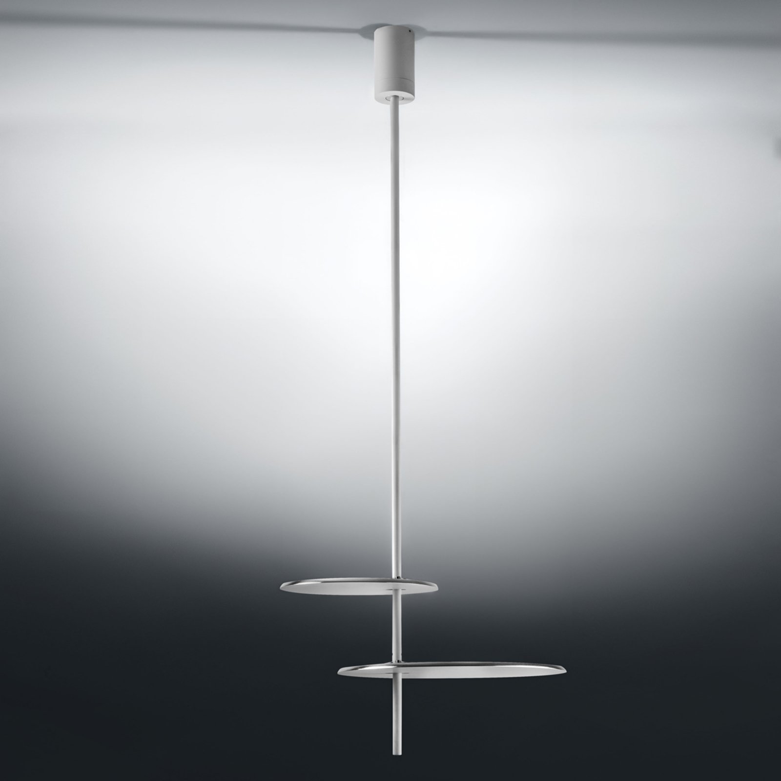 ICONE Lua - designerska lampa sufitowa LED w kolorze białym