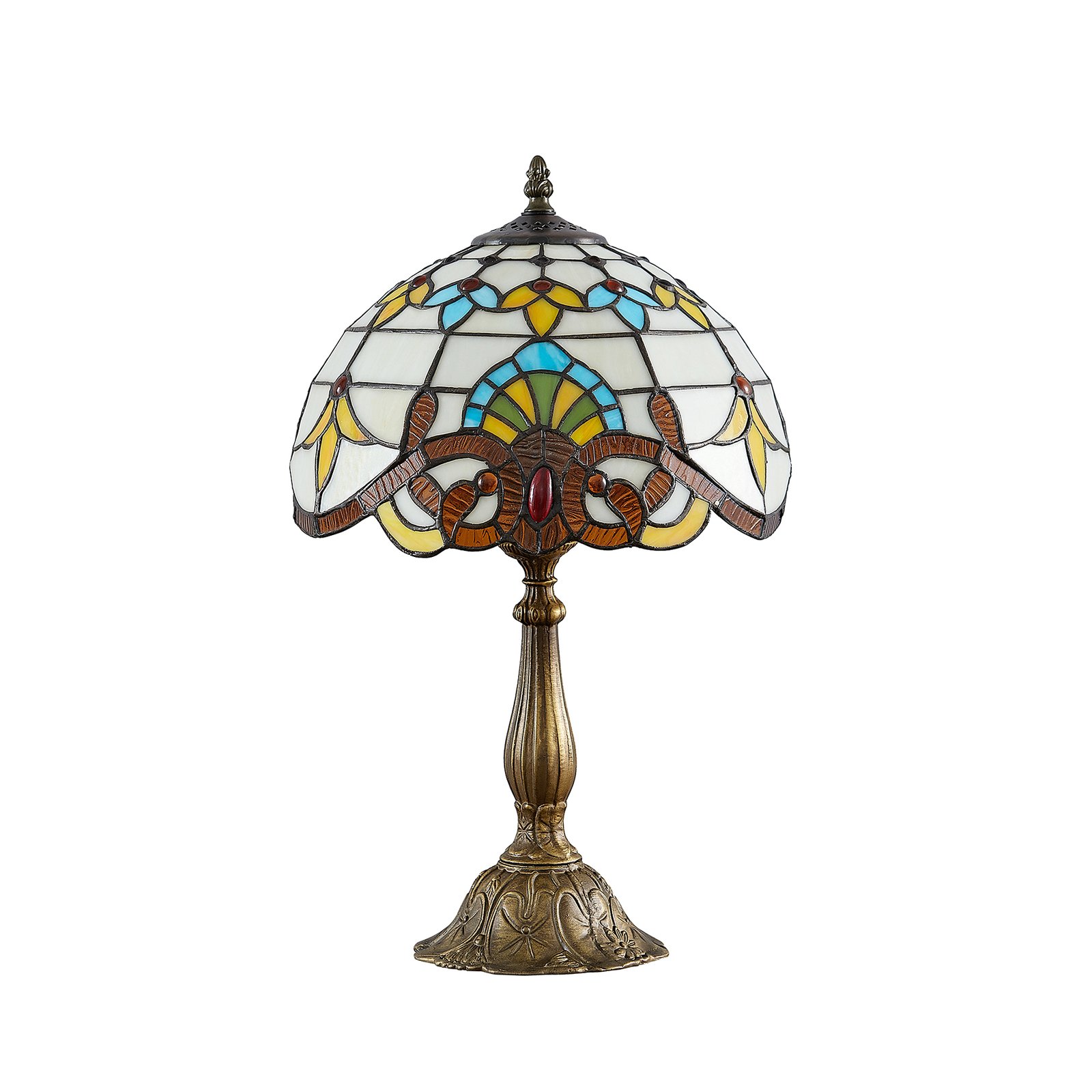 Lindby Audrey Tiffany-style table lamp | Lights.co.uk