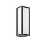 LED outdoor wall light Pivot, dark grey, aluminium, width 8.6 cm