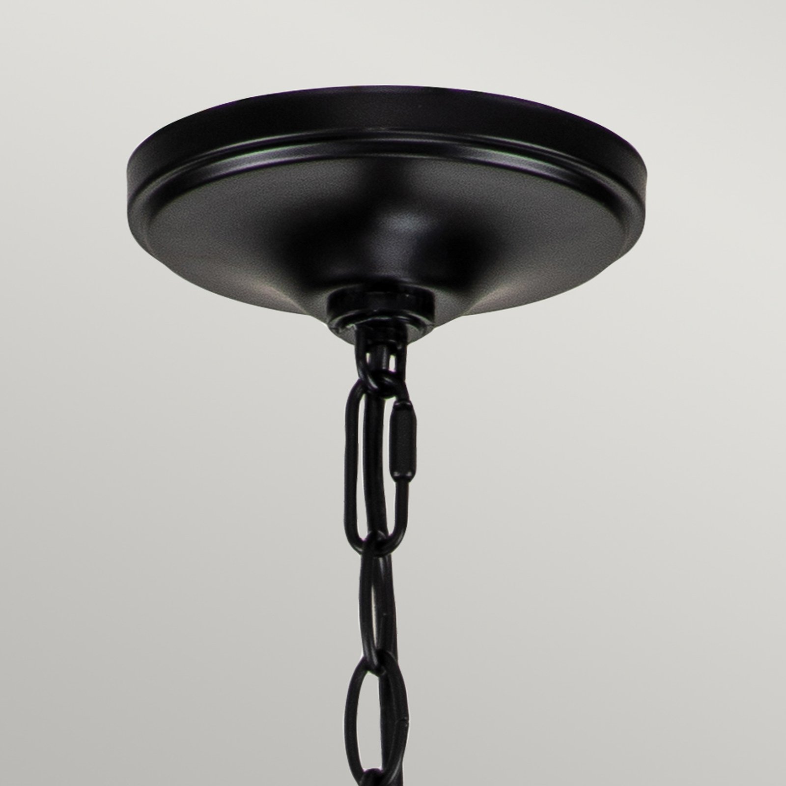 Capitol Hill chandelier, 12-bulb, black