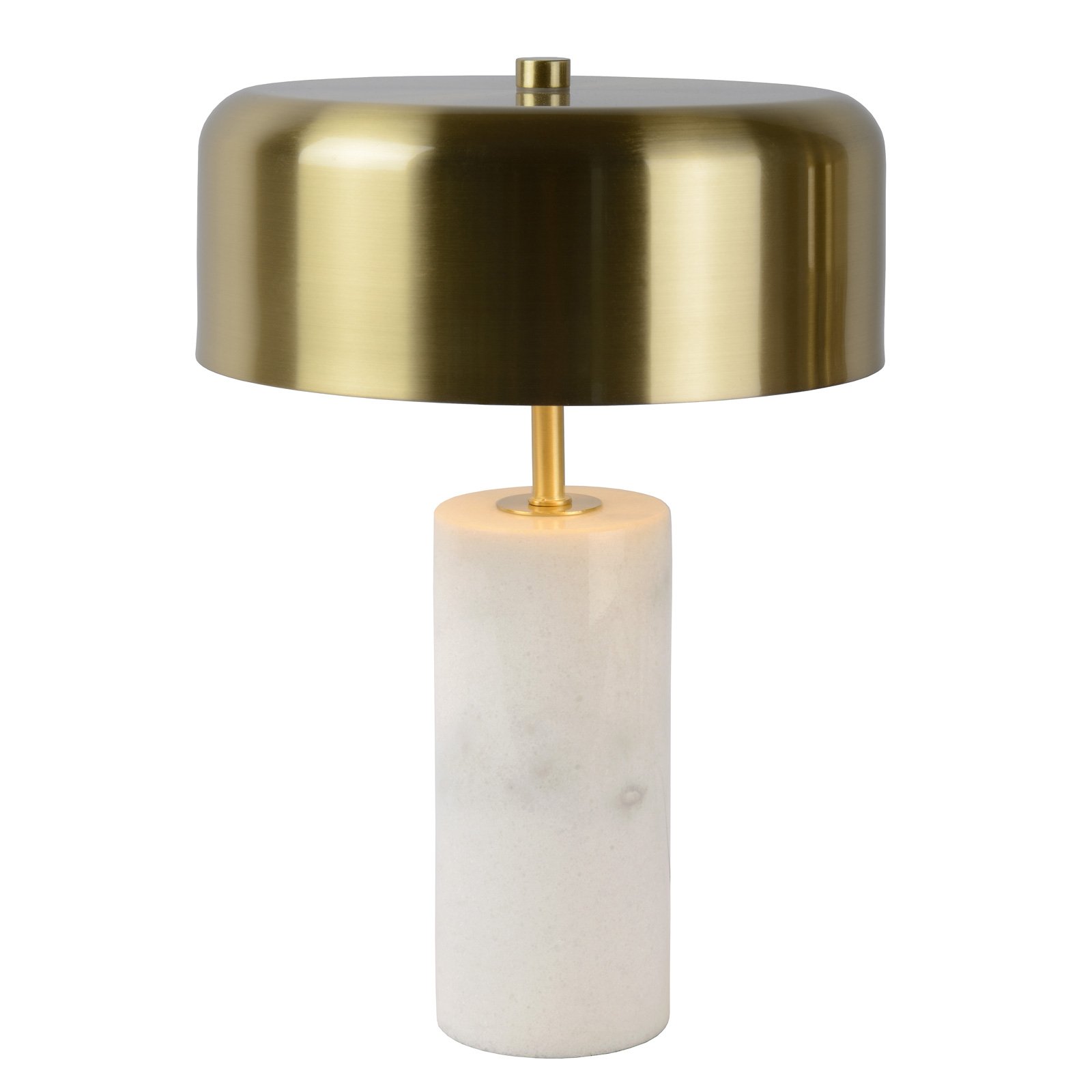 Lampa stołowa Mirasol z białego marmuru