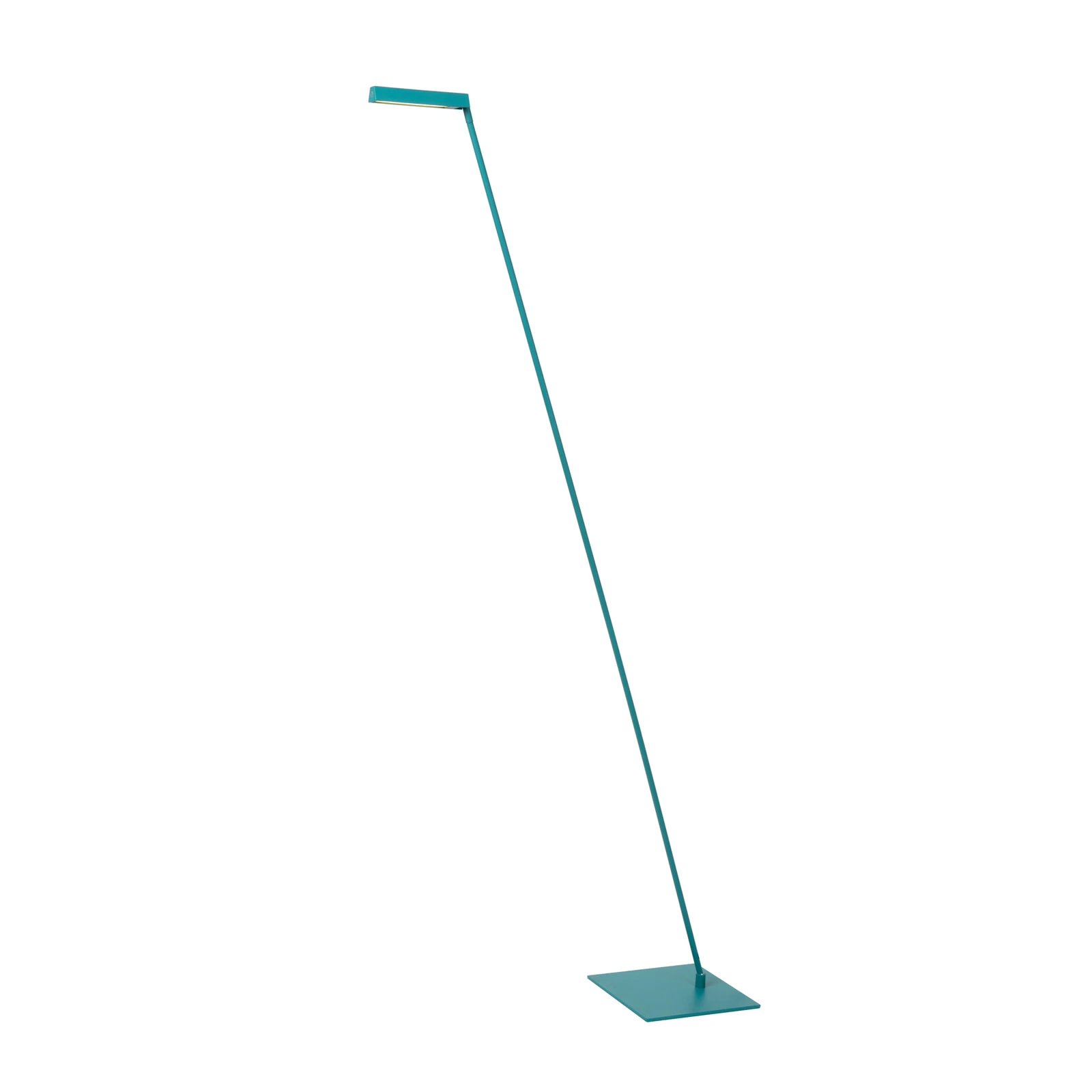 LED podna lampa Lavale, tirkizna, prigušiva, visina 138 cm