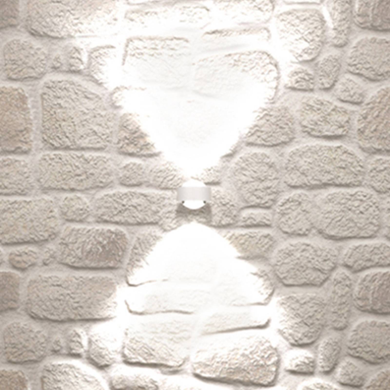 Image of Top Light Puk Mini Wall LED 2x8W Lentilles claires, blanc mat 