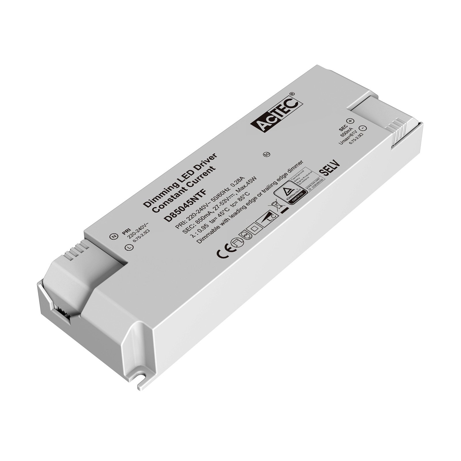 AcTEC Triac LED ovladač CC max. 45W 850mA
