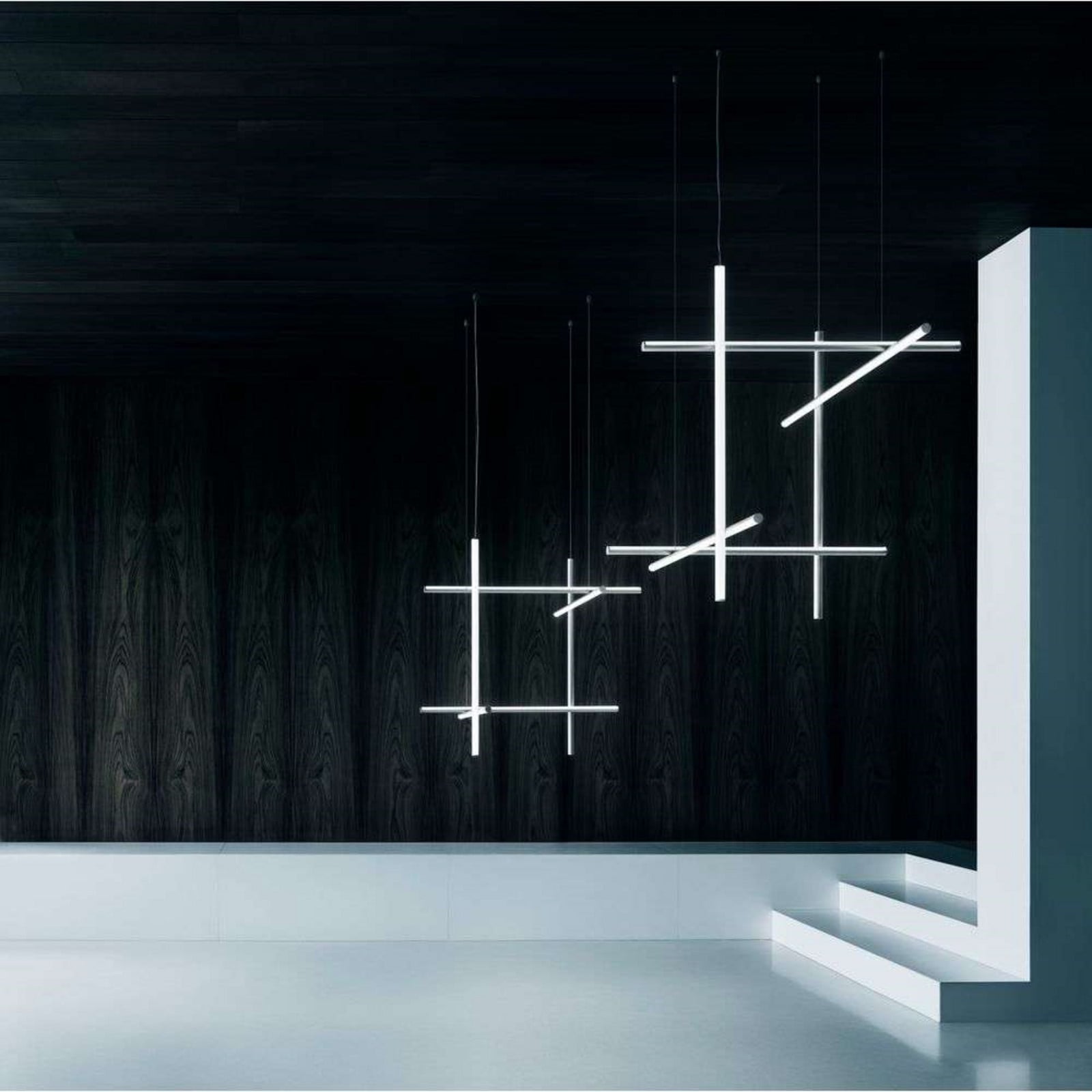 Coordinates S3 Pendel Moon Grey FLOS - Stue - Aluminium