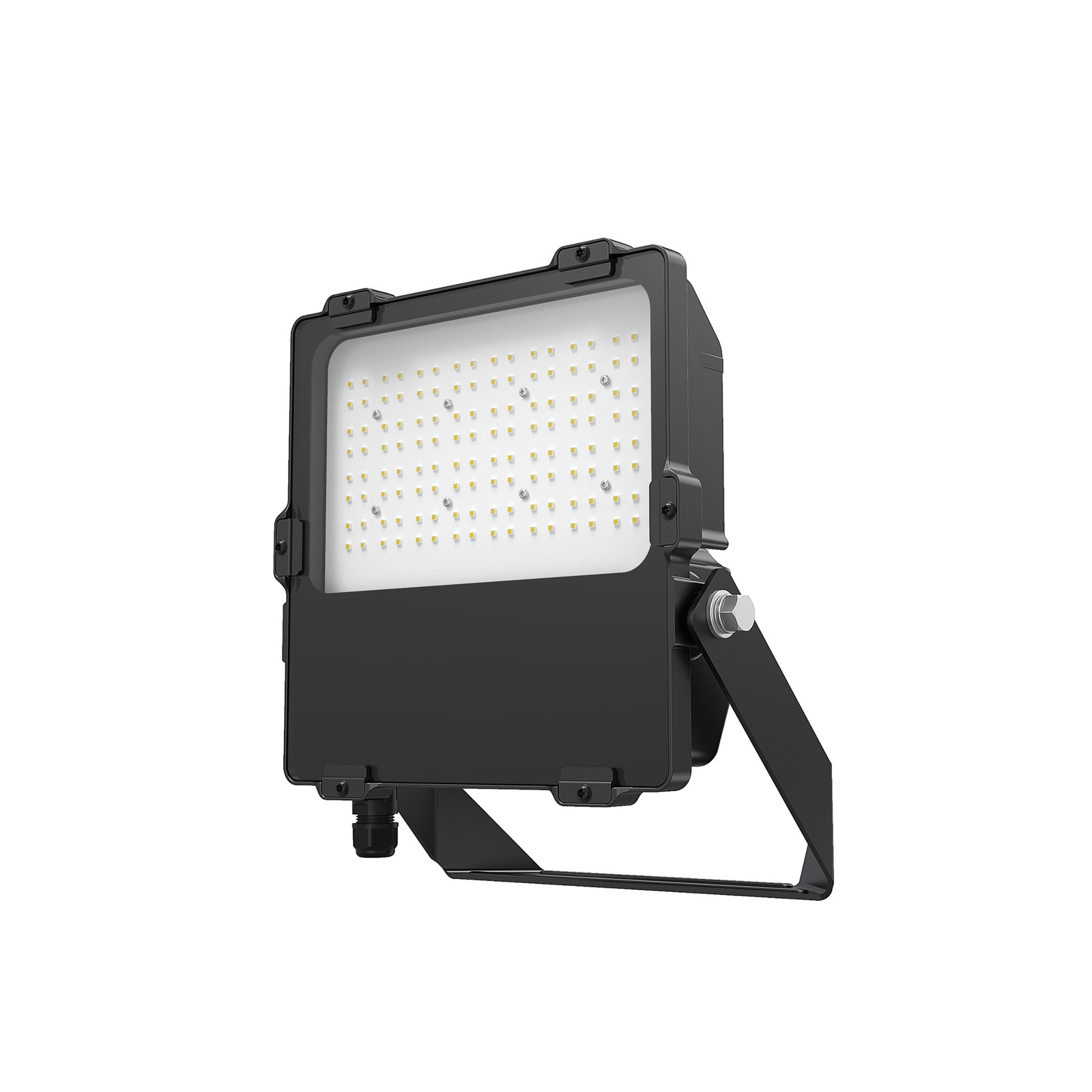 DOTLUX LED-Fluter LENSplus, 100 W, schwarz, Alu 5.000 K IP66