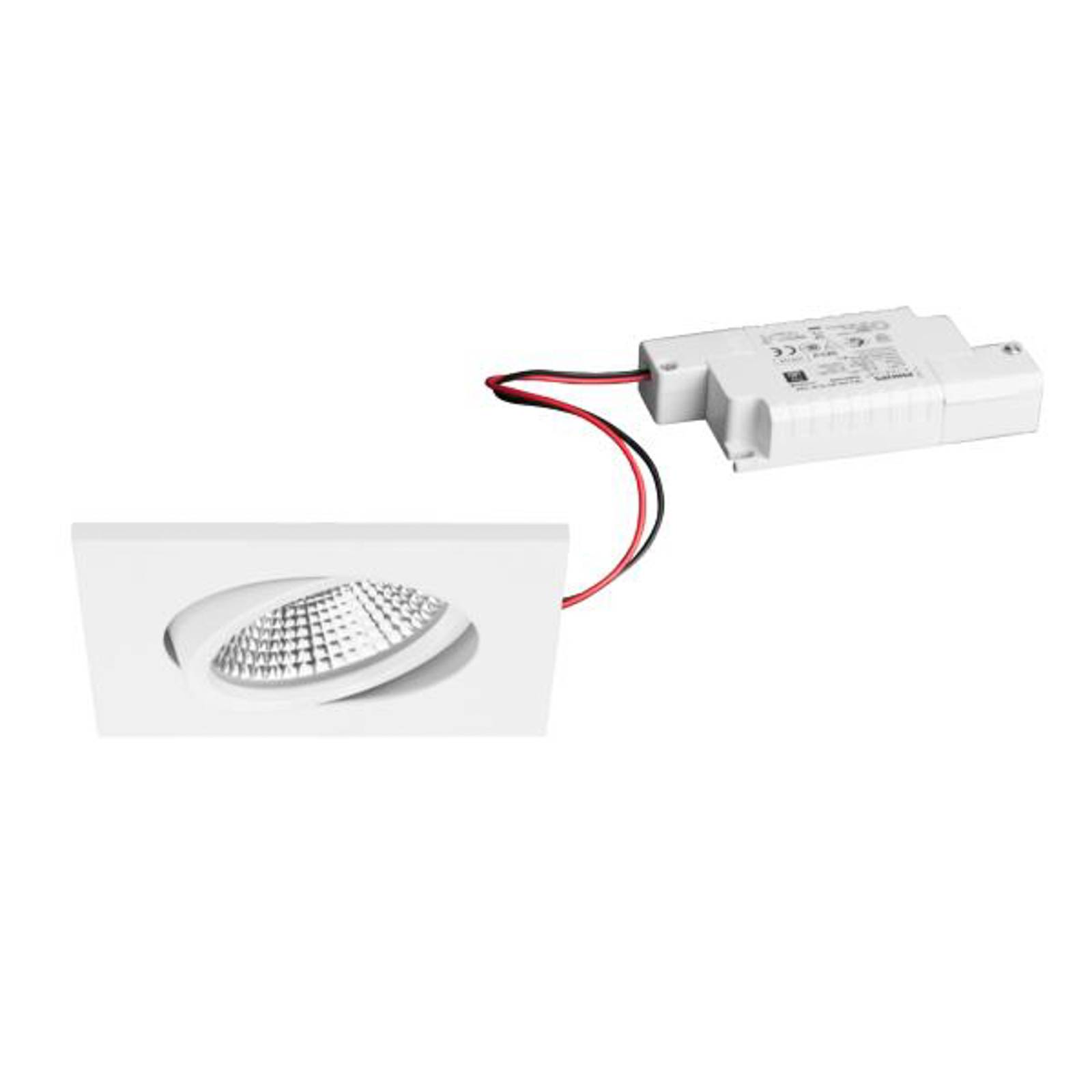BRUMBERG BB25 Downlight voor Badkamer - wit / opaal - Aluminium - inbouwspot plafond - Inbouwlamp - dimbaar