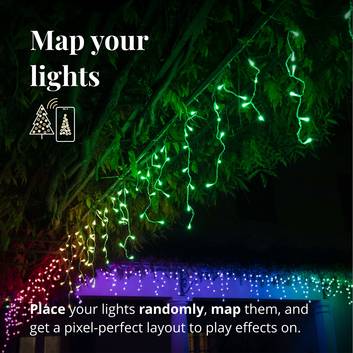 LED-valoverho Twinkly app-sovellukselle RGB