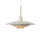 Markslöjd Piny pendant light, beige, Ø 35 cm, metal, E27