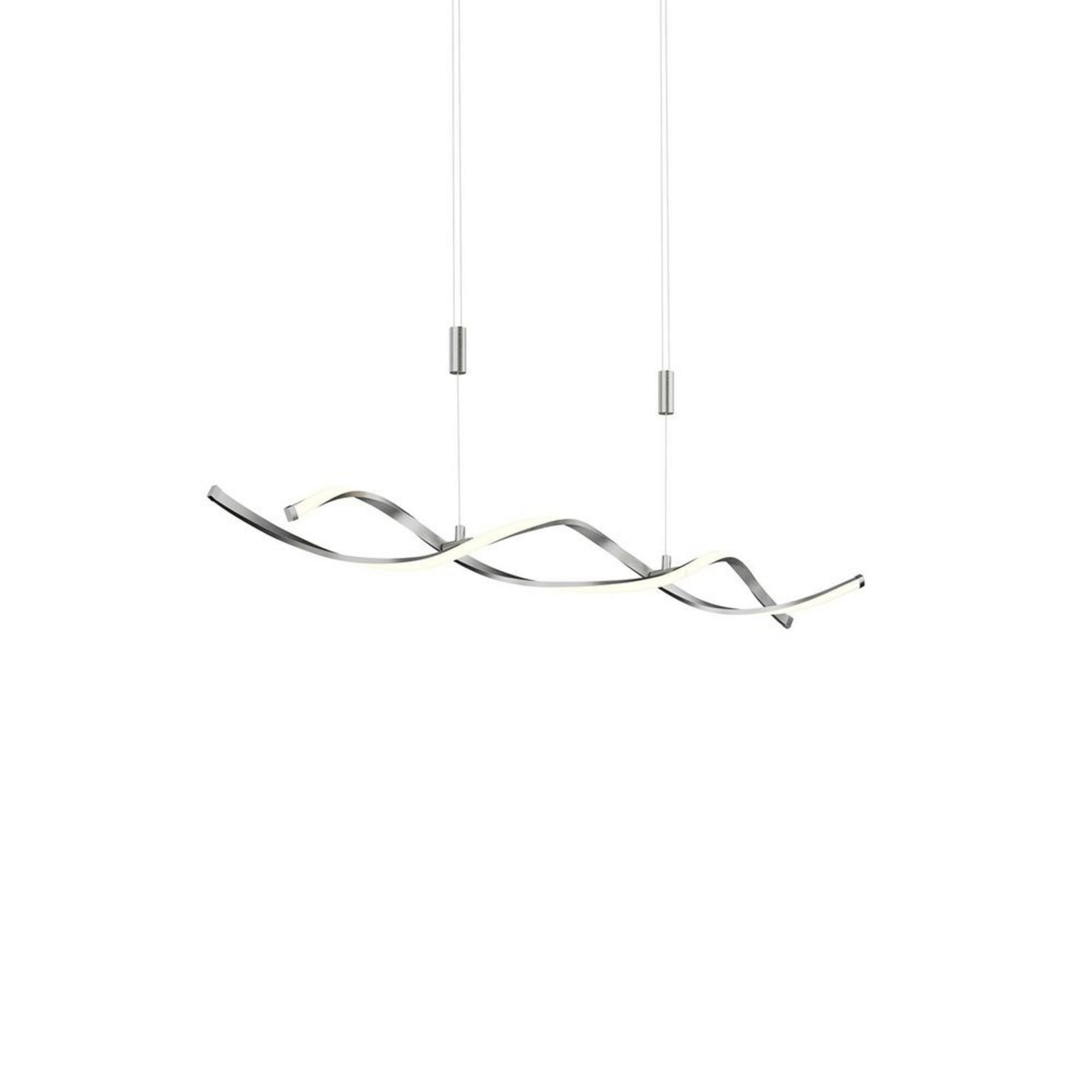 Auron Pendel Nickel/White - Lindby
