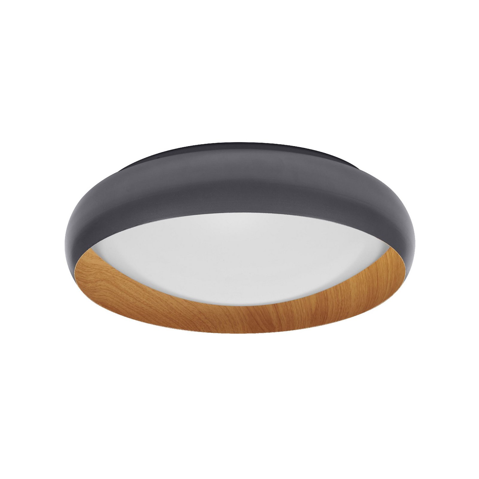 OSRAM LED-Deckenlampe ORBIS LIVIA, Ø 43 cm, grau, Metall dim