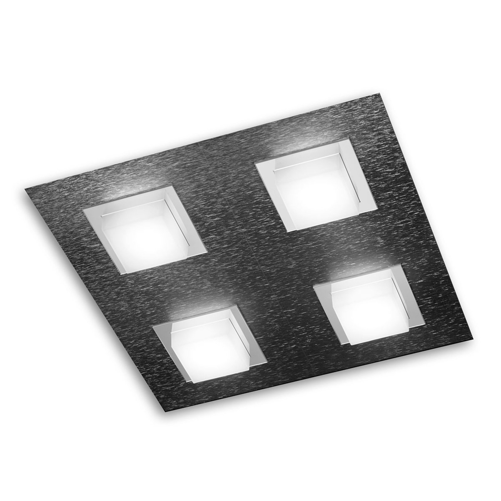GROSSMANN Basic LED-Deckenleuchte 4flg., anthrazit