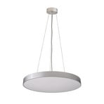 Menkar LED viseća svjetiljka, srebrna, Ø 80 cm, CCT, gore/dolje