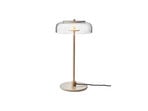 Nuura LED-bordlampe Blossi, høyde 43 cm, gullfarget/klar