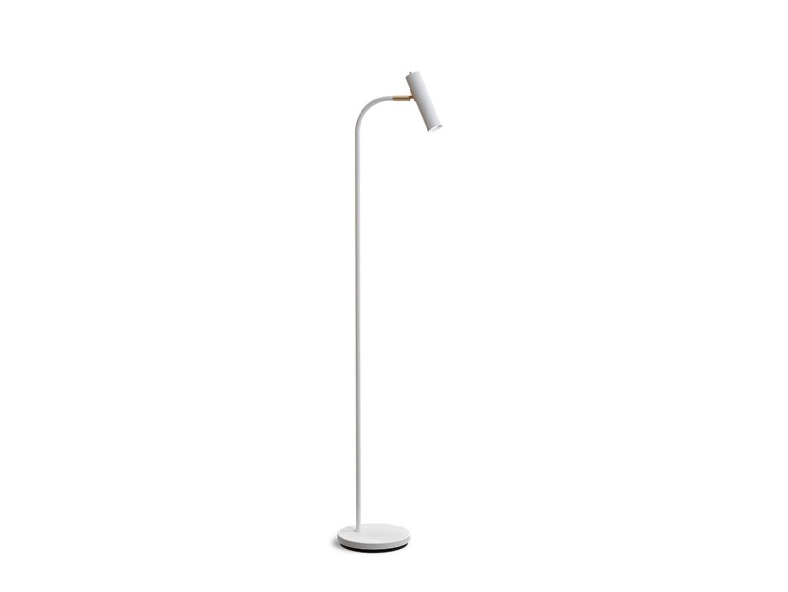 Slender Stehleuchte White/Brass Belid - Wohnzimmer - Metall