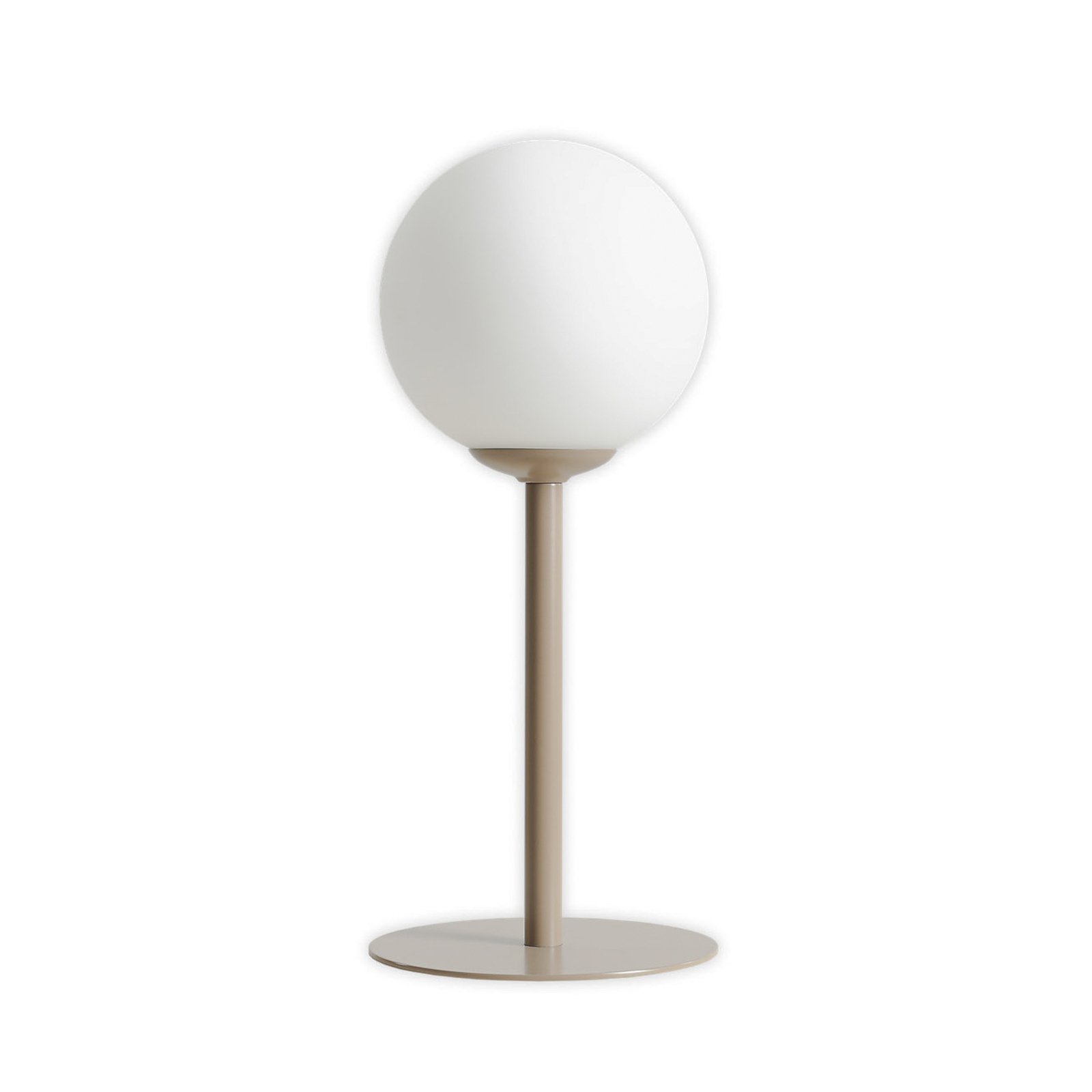 Stalo lempa "Joel", aukštis 35 cm, smėlio/baltos spalvos