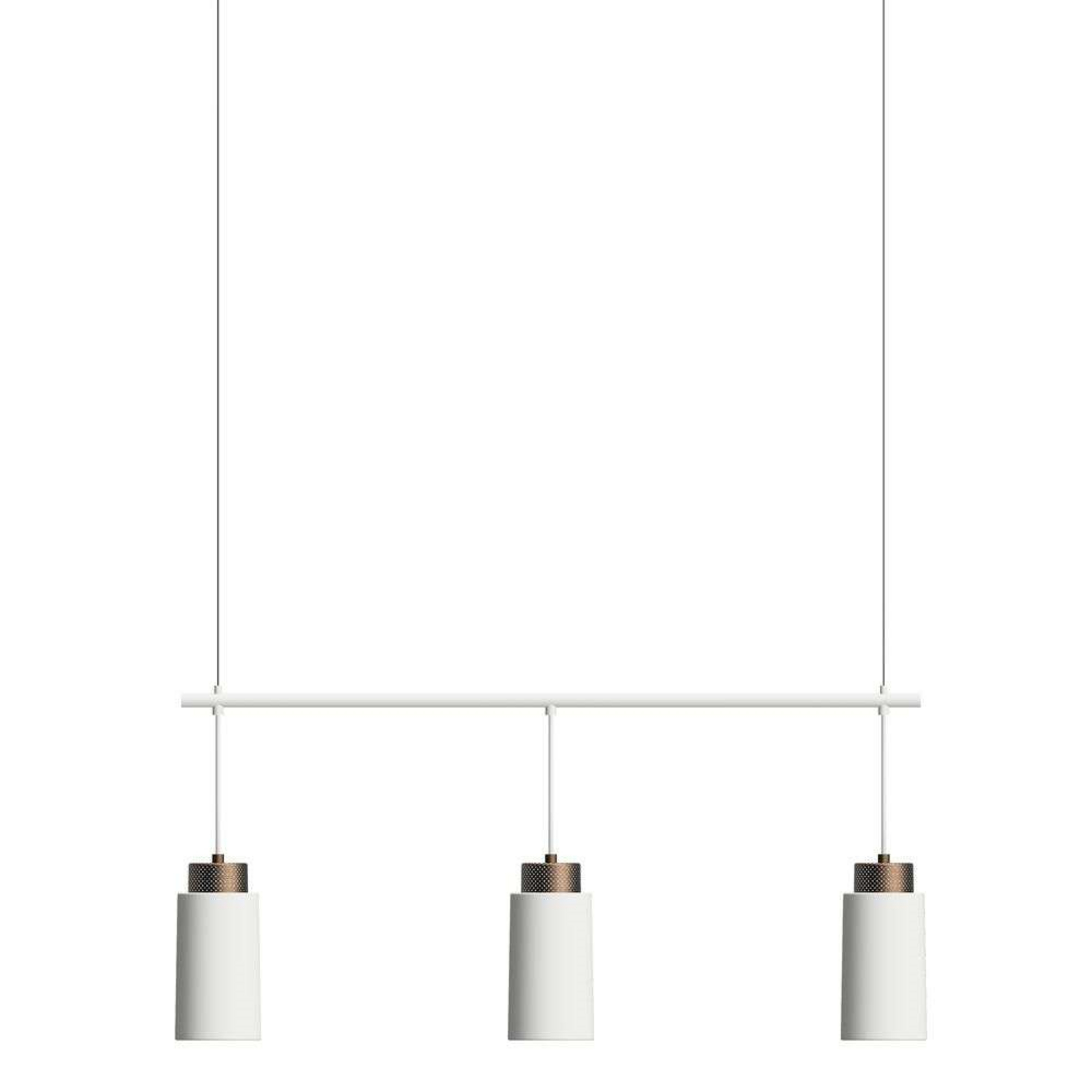 Edge Trio Lampada a Sospensione White - Herstal
