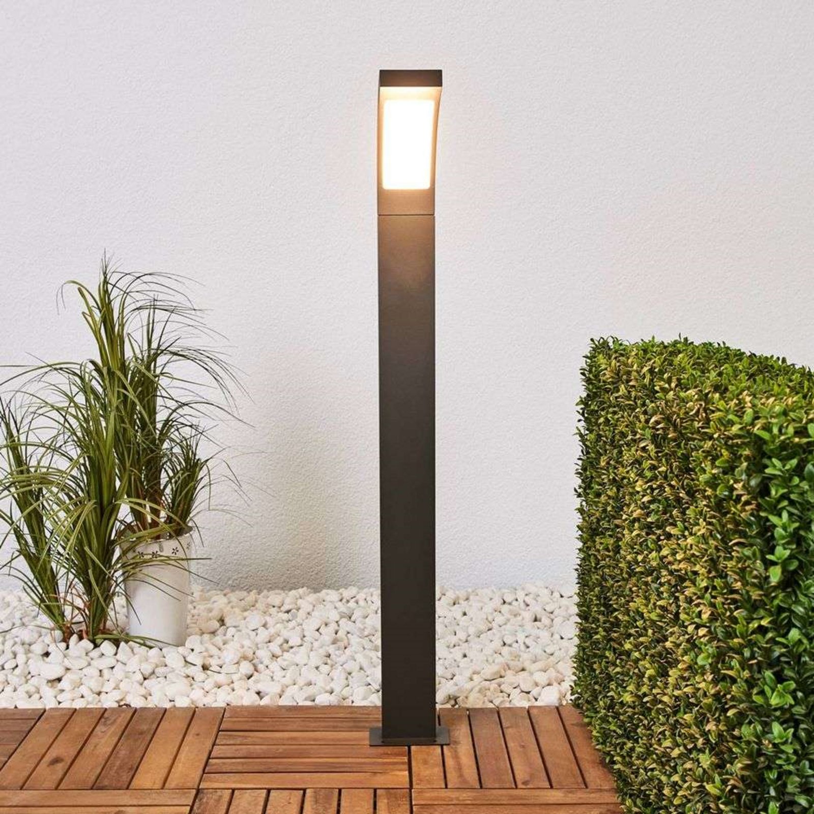 Juvia Vanjski Vrtna lampa H100 Graphite/Opal - Lucande