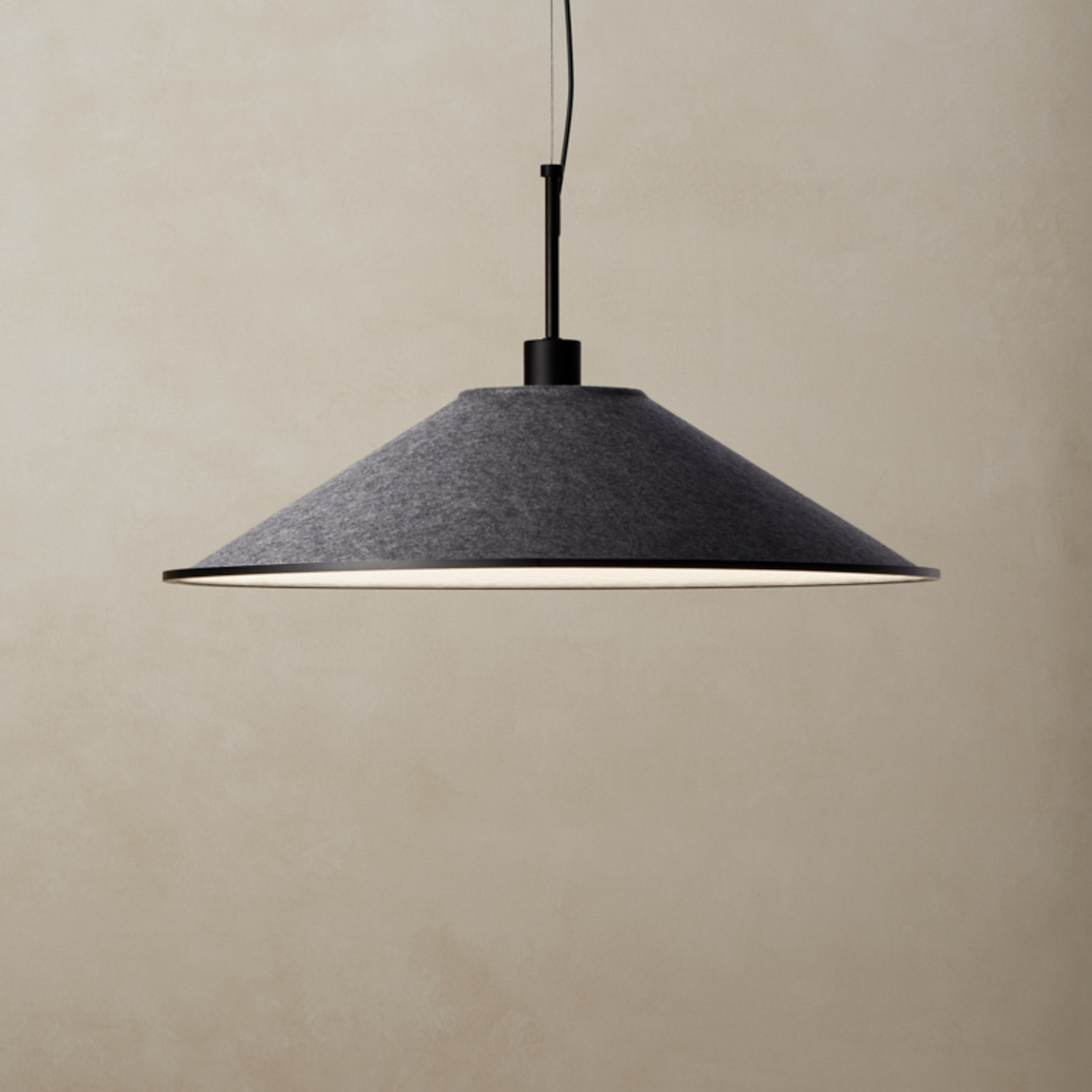 Grok Shoemaker LED sospensione tondo CCT antracite