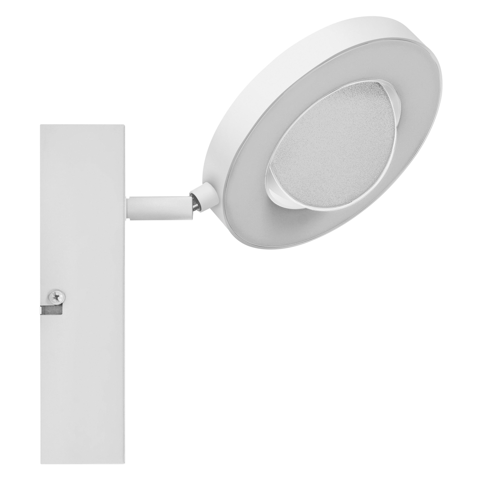 LEDVANCE Saturn CCT Farotto LED da parete, interruttore, bianco