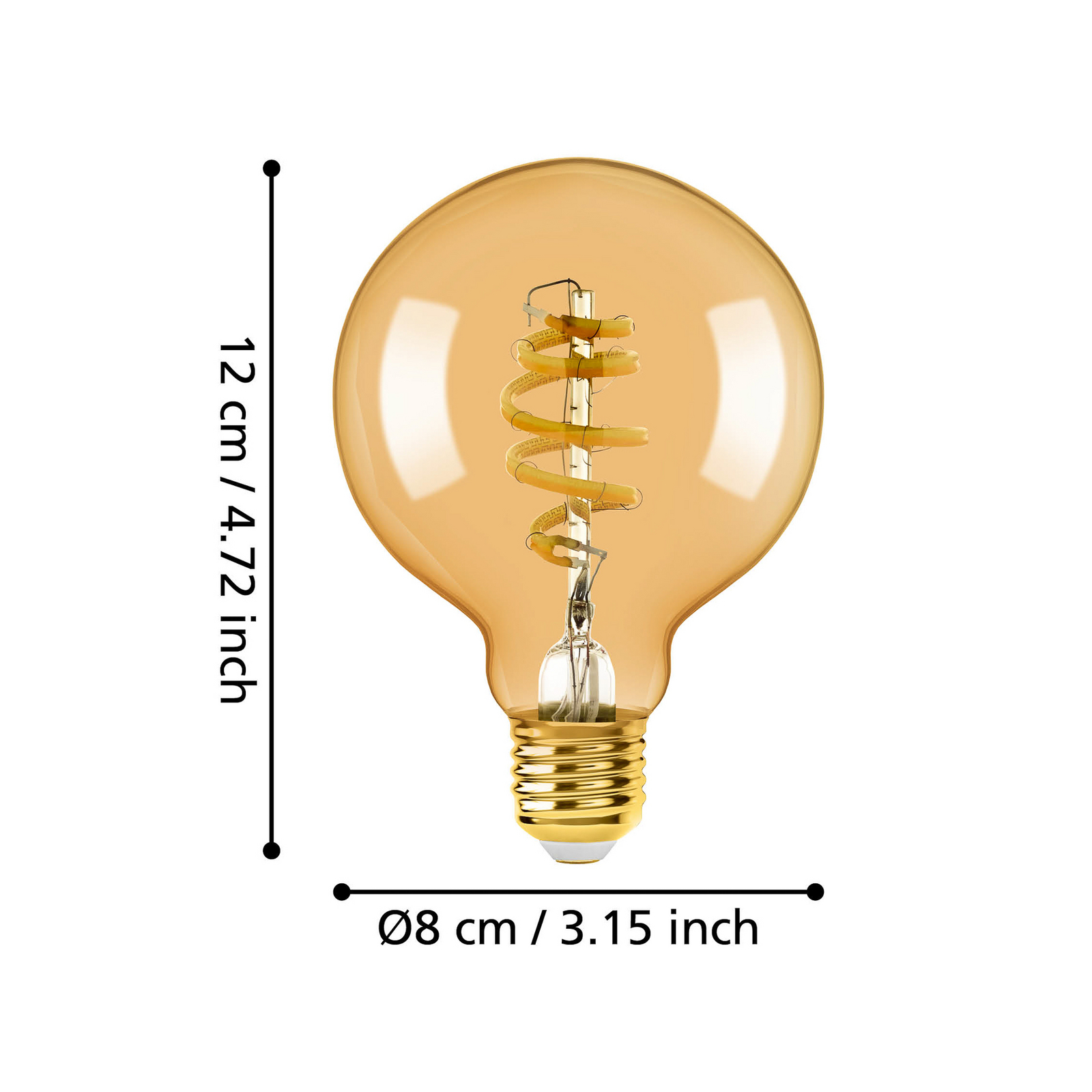 EGLO connect-z E27 G80 globe 5,5W 400lm 2200-6500K
