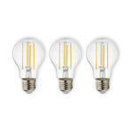 E27 LED-filament 7 W 806lm 2.700 K klar, 3 stk