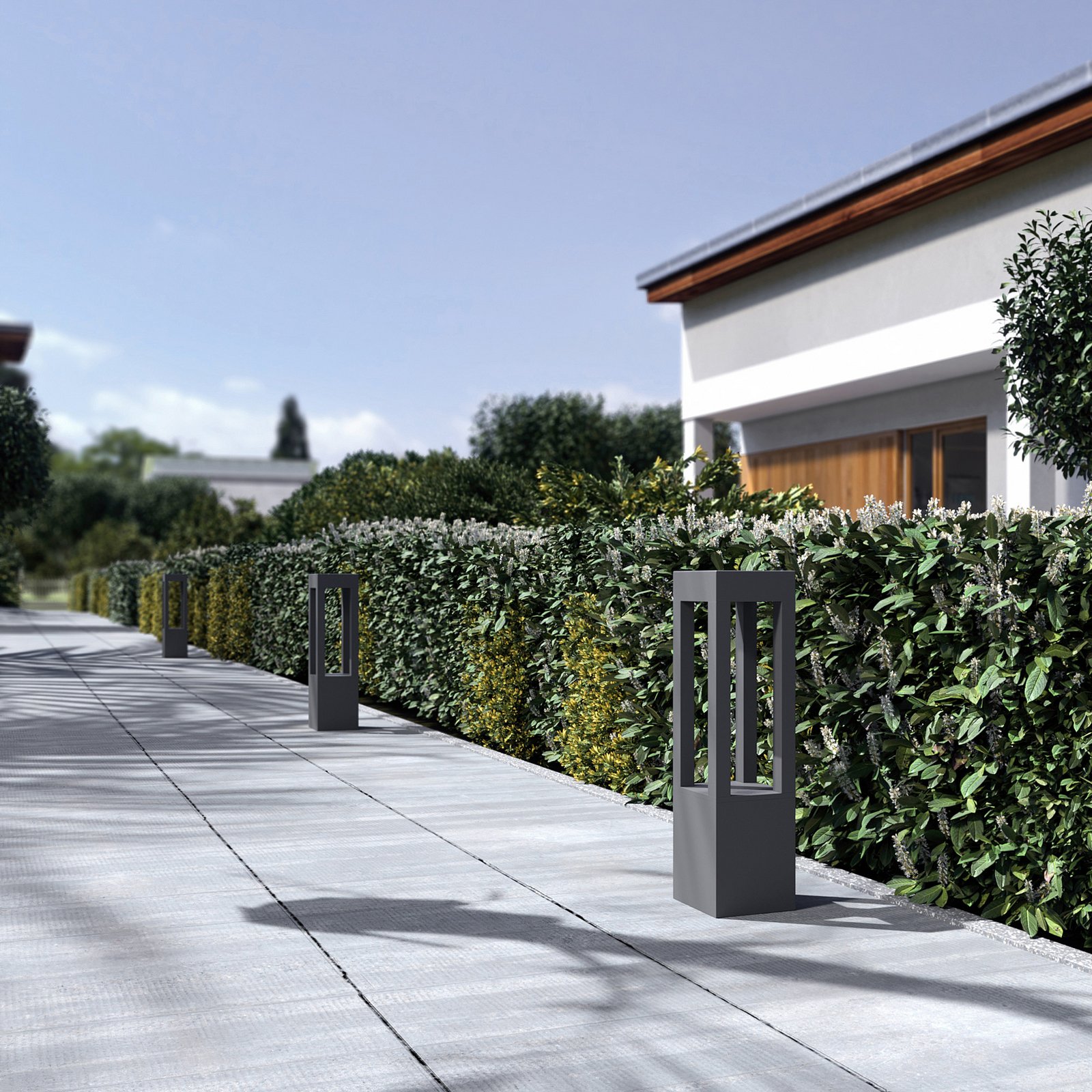 Lienna Außen Garten Leuchte H60 Dark Grey - Arcchio