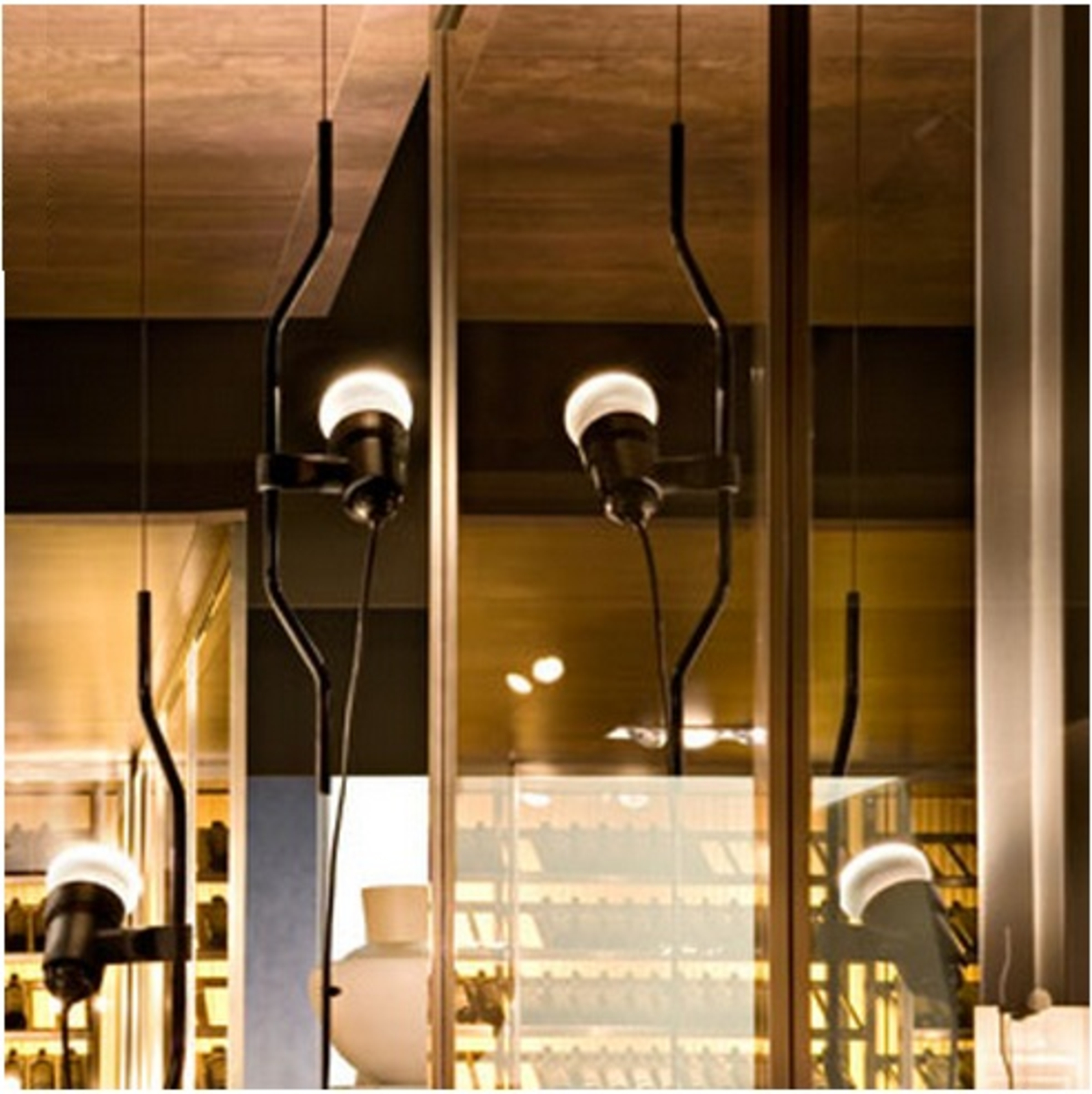 Parentesi Lamp Component for Pendant Black with Dimmer - Flos 