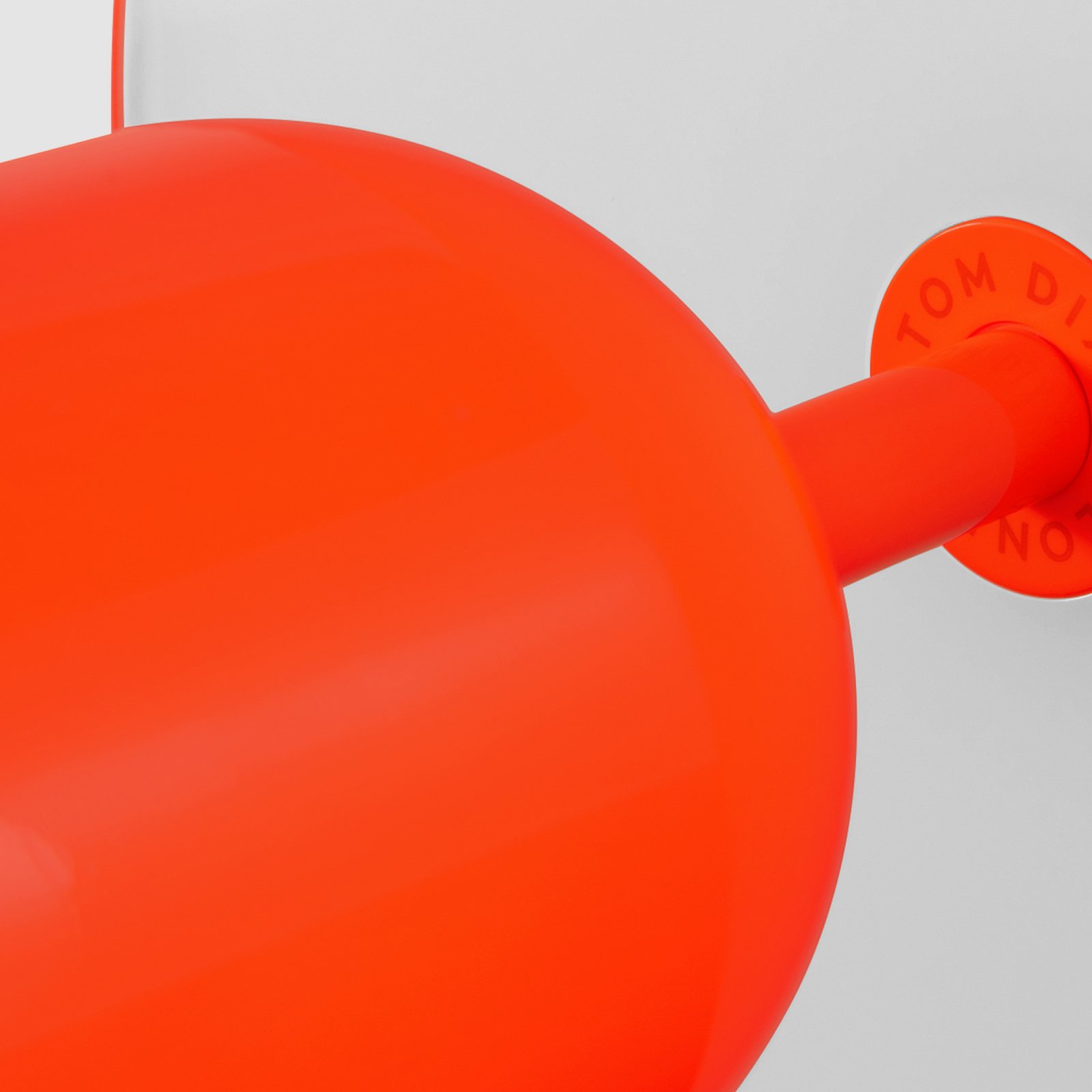 Tom Dixon LED table lamp Bell, red, height 43 cm, steel