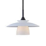 SCANDIC pendant light, opal glass, Ø 20 cm, G9 - Halo Design