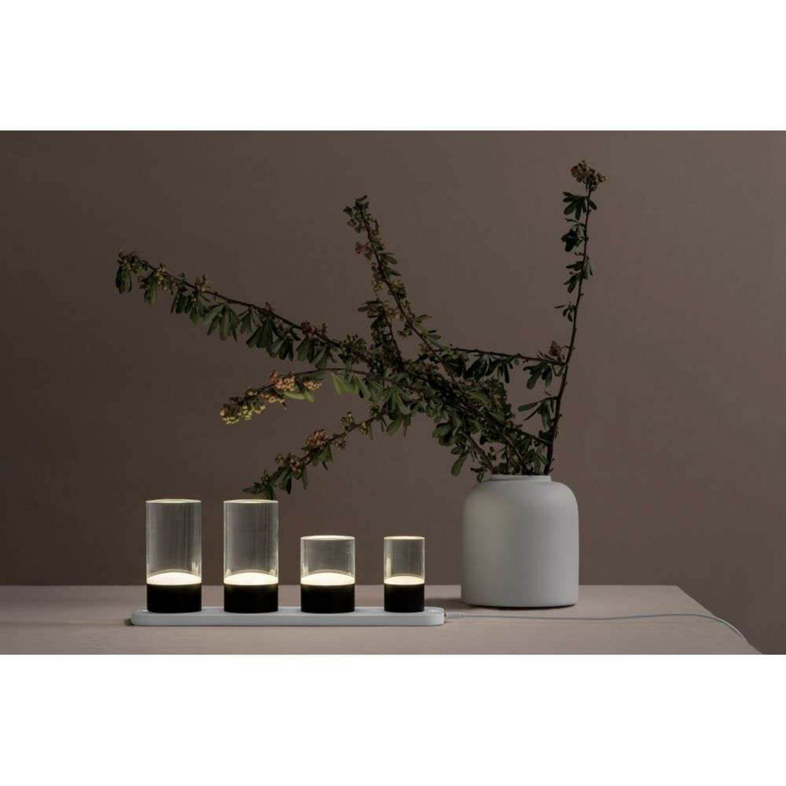 Glow Rod Portable Table Lamp 4,5x8 cm Clear - Uyuni Lighting