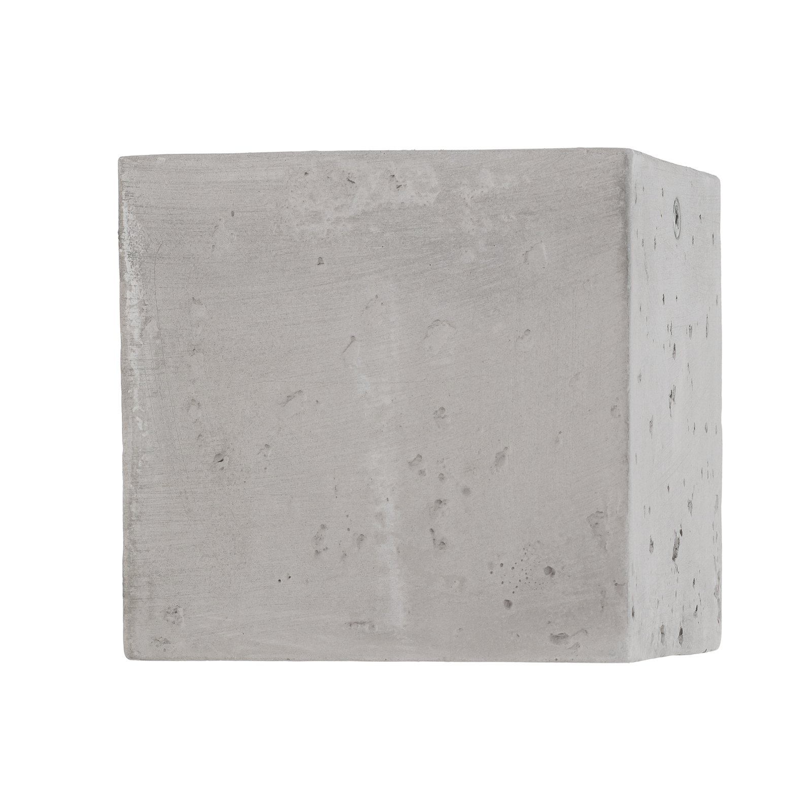 Stropné svetlo Ara ako betónová kocka 10 cm x 10 cm