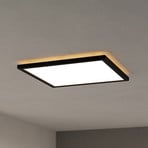 EGLO connect LED-Deckenlampe Rovito-Z, schwarz, 39 x 39 cm
