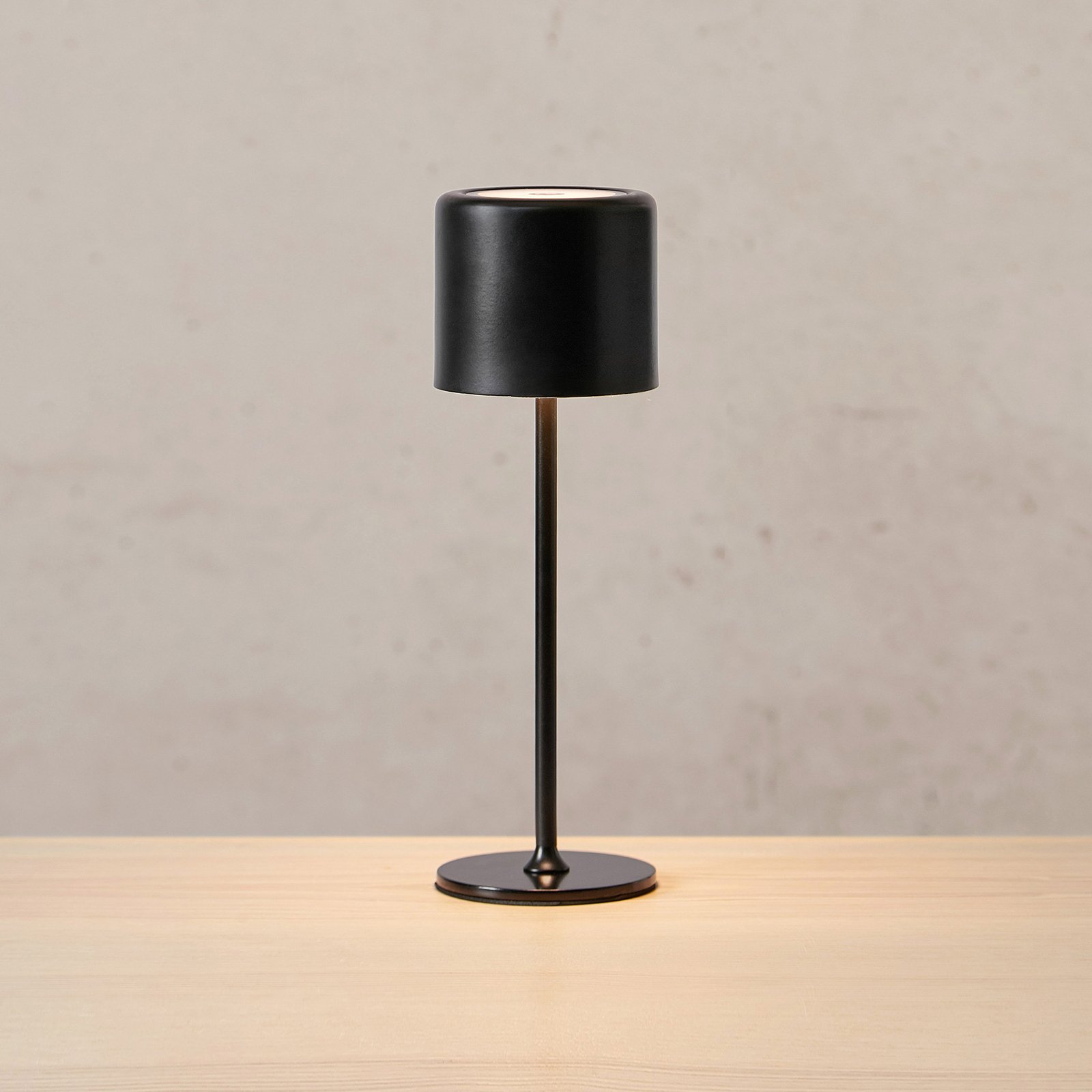 Lampa stołowa Filo zewnętrzna, czarna